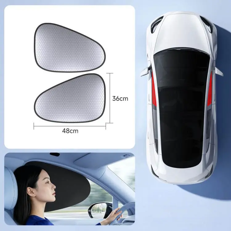 Graphene Car Window Sunshades Electrostatic Adsorption Heat Insulation Car Curtains For UV Protection, Spec