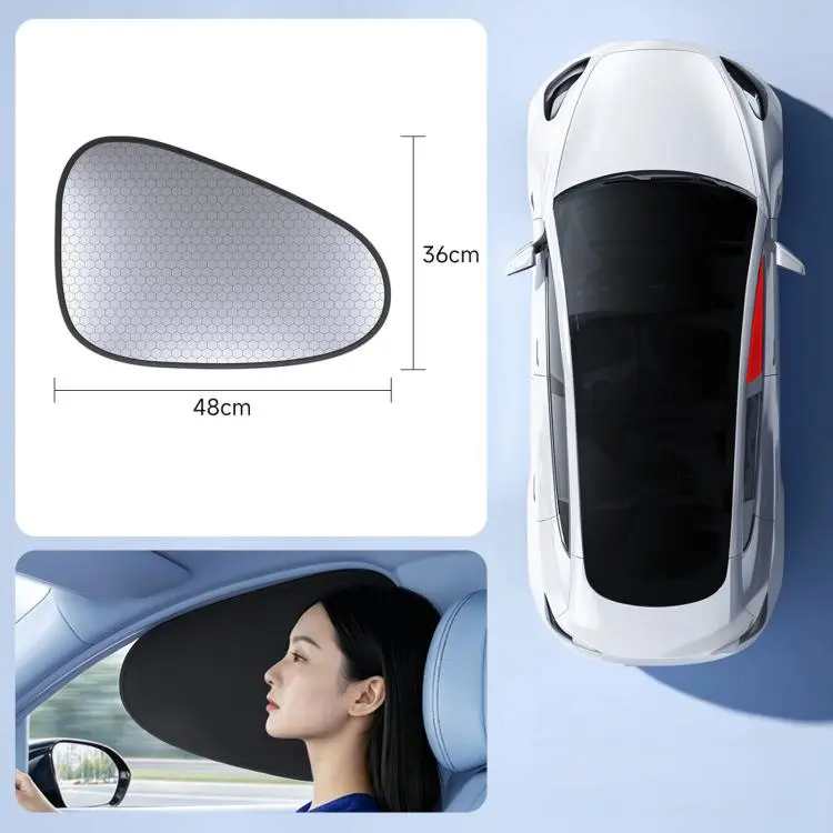 Graphene Car Window Sunshades Electrostatic Adsorption Heat Insulation Car Curtains For UV Protection, Spec
