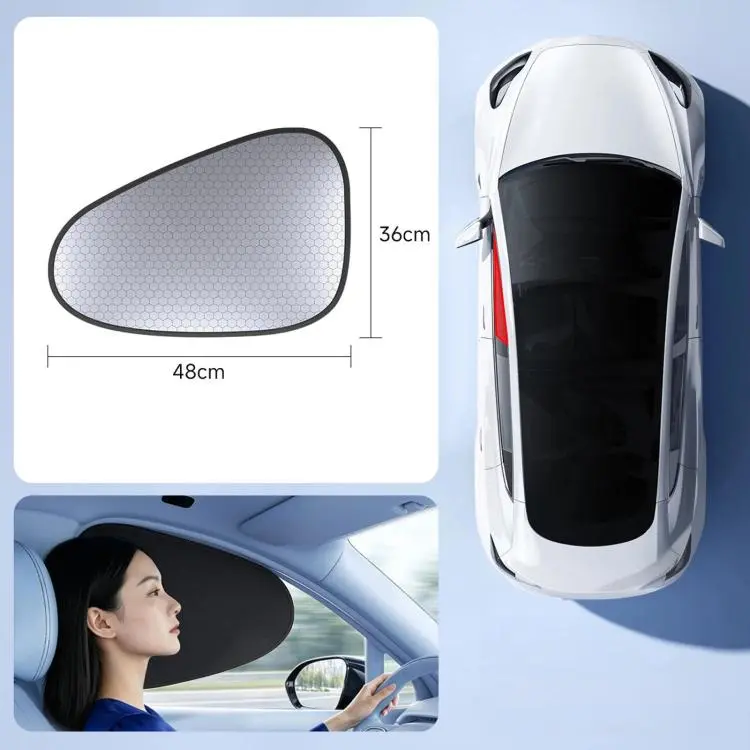 Graphene Car Window Sunshades Electrostatic Adsorption Heat Insulation Car Curtains For UV Protection, Spec