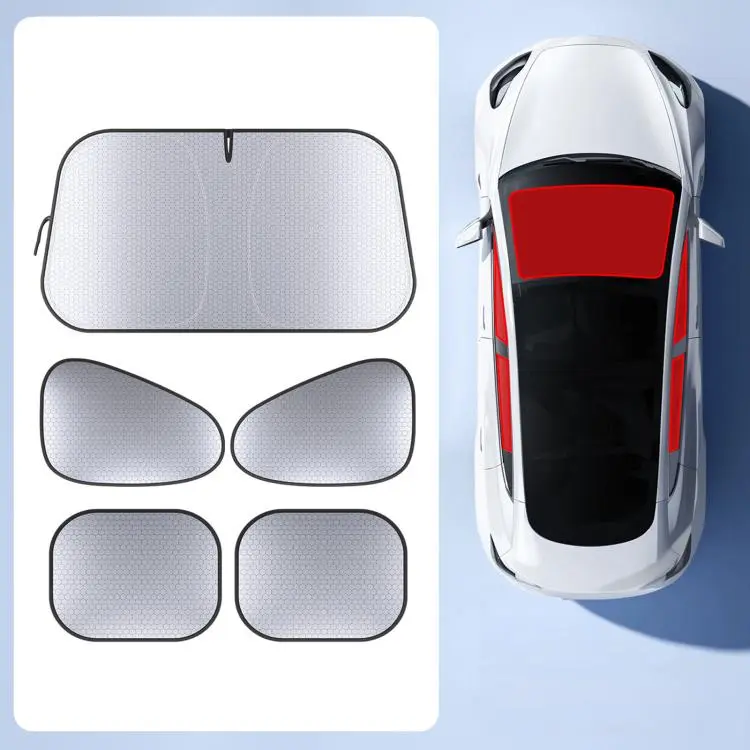 Graphene Car Window Sunshades Electrostatic Adsorption Heat Insulation Car Curtains For UV Protection, Spec