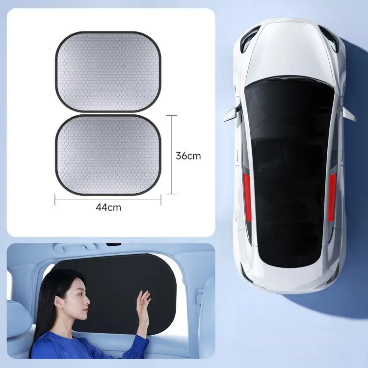 Graphene Car Window Sunshades Electrostatic Adsorption Heat Insulation Car Curtains For UV Protection, Spec