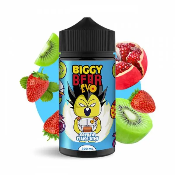 Grenade Fraise Kiwi 200ML - Biggy Bear Evo