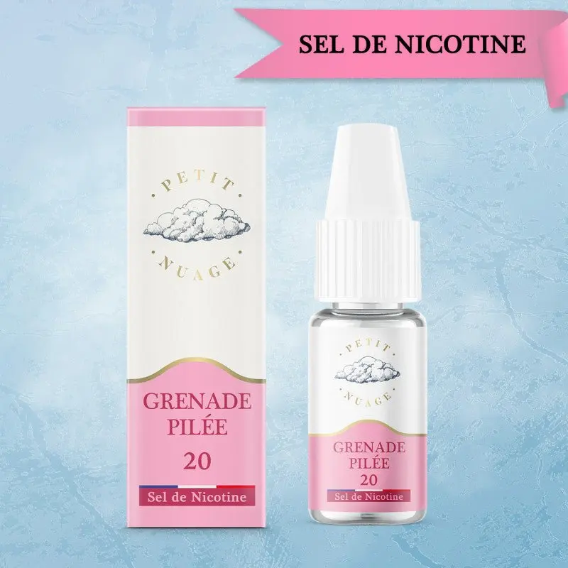 Grenade Pilée 10 ml Sels de Nicotine - Petit Nuage