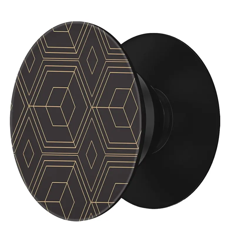 Grip Abstrait noir et or