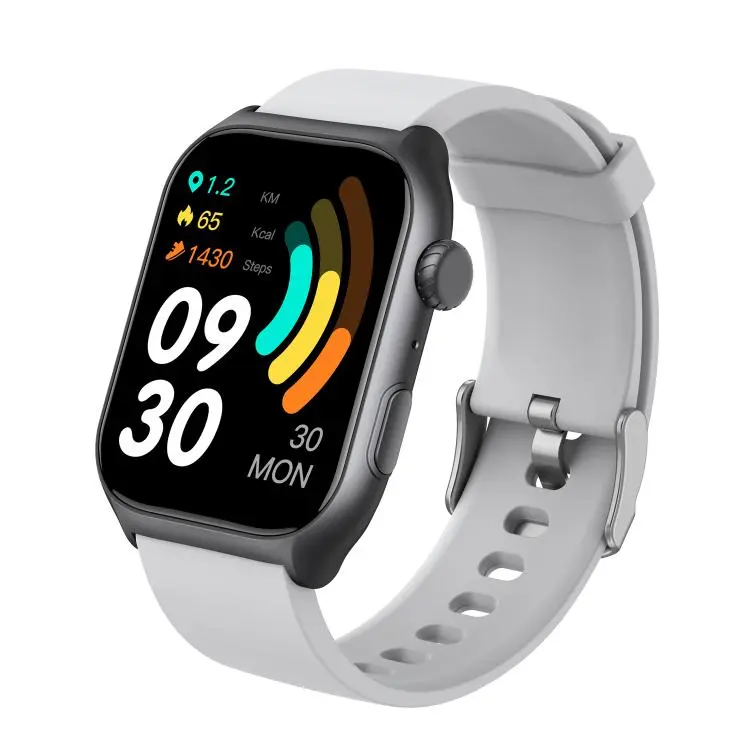 GS7 Pro 2 inch Ultra-Large HD Screen BT Calling Smart Watch, Support Health Monitoring(Black+Gray)