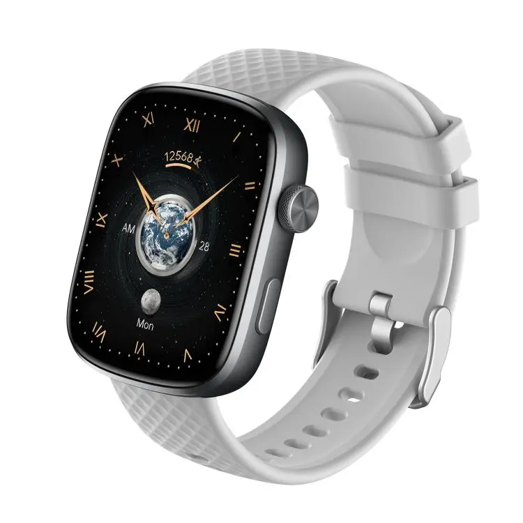 GS8 1.95 inch AMOLED Screen Fitness Tracker Smart Watch Support Heart Rate Monitoring(Light Grey)