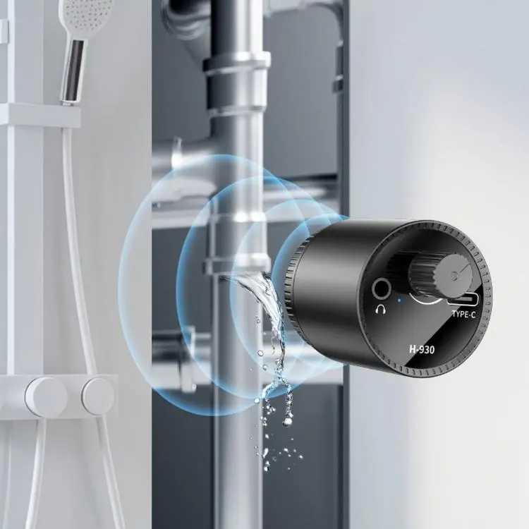 H-930 Acoustic Water Leak Detector Portable Through-Wall Pipe Leakage Listening Device
