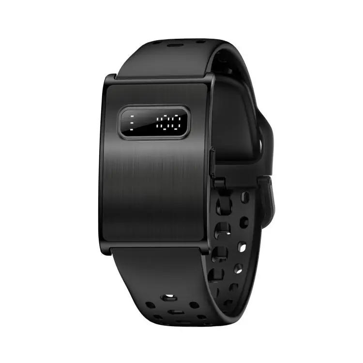 H59max+ Screenless BT Smart Bracelet Silicone Strap, Support Incoming Call Reminder / AI Health Report(Black)
