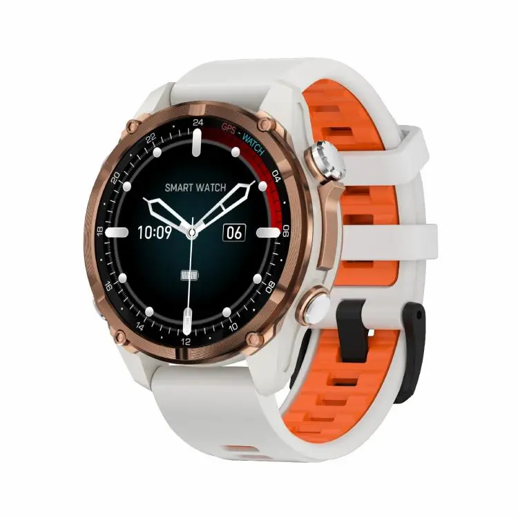 HD350 Pro 1.32 inch AMOLED GPS Sport Smart Watch, Support Bluetooth Call / Sleep / Blood Oxygen / Heart Rate / Long Sitting Health Monitor(Bronze)
