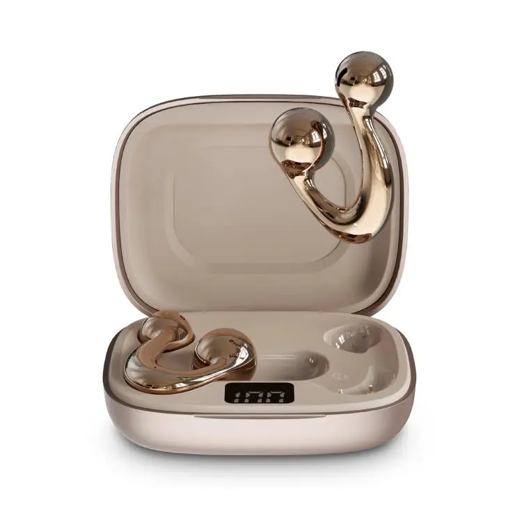 Hileo HI83 Clip-on Noise Reduction Sports Wireless Bluetooth Earphone(Gold)