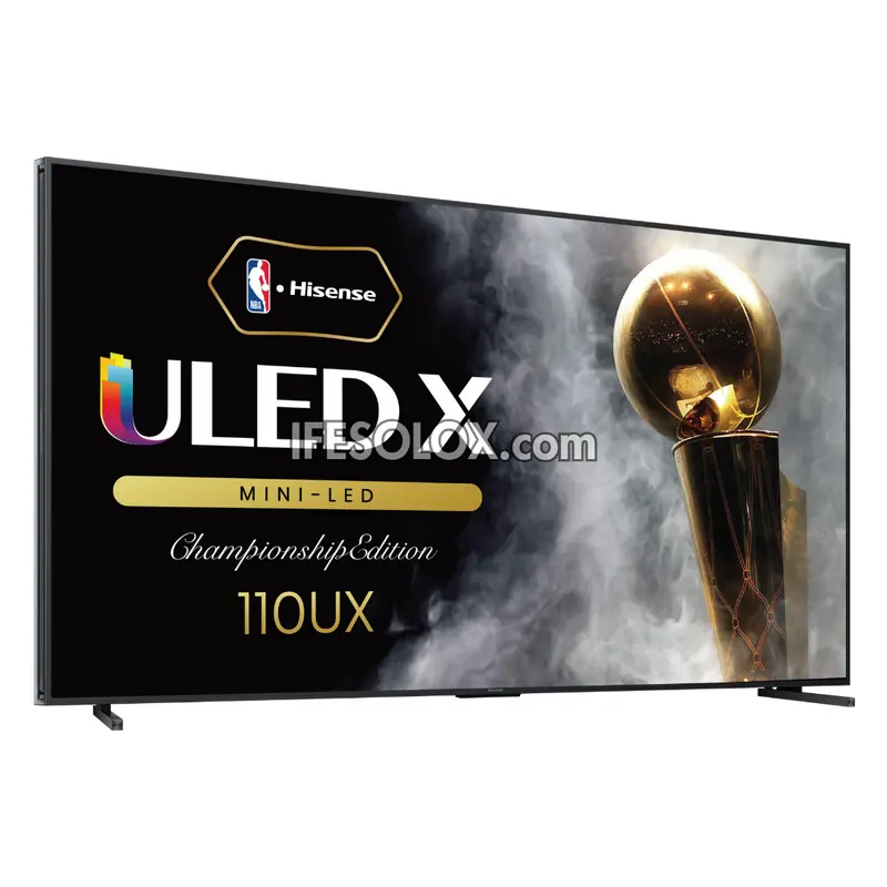 Hisense 110 Inch UX Series Mini-LED ULED™ Premium Quantum Dot Smart 4K ULED TV + 1 Year Warranty (Free Wall Mount) - Brand New
