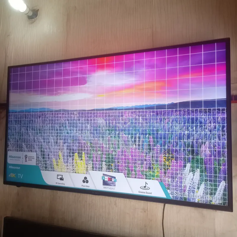 Hisense 55 inch VIDAA Smart 4K UHD LED TV (Built-in WiFi, Miracast) - Foreign Used