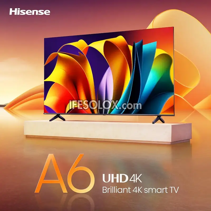 Hisense 58 inch 58A6N VIDAA Smart 4K UHD Frameless TV + 1 Year Warranty (Free Wall Mount) - Brand New