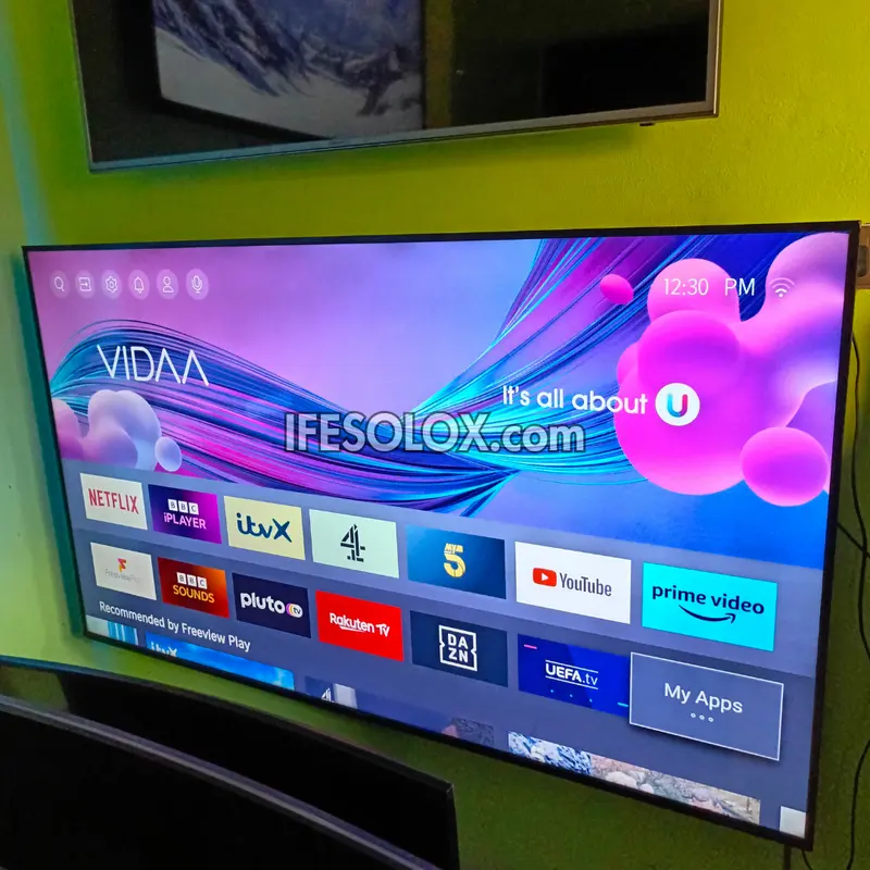 Hisense 75 inch 75A6100 VIDAA Smart 4K UHD LED TV (Built-in WiFi, Miracast) - Foreign Used