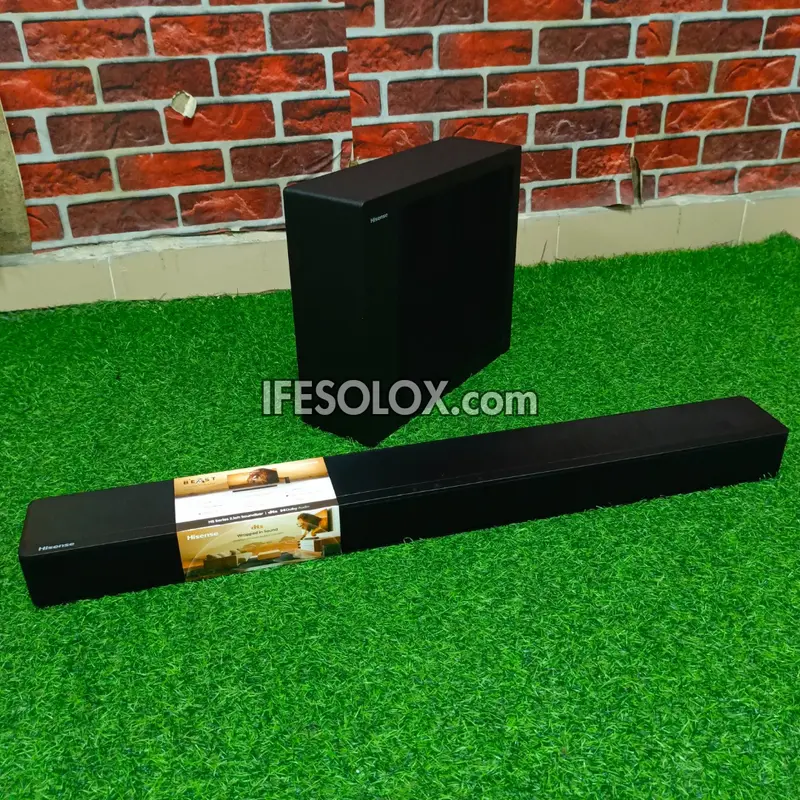 Hisense HS2100 2.1Ch 240W Bluetooth Sound Bar with Wireless Subwoofer + Dolby Atmos - Brand New