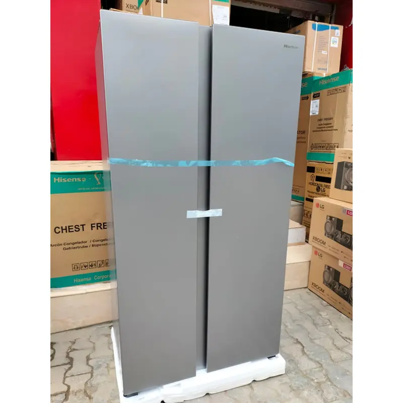 Hisense REF 67WSI 518L Side by Side Double Door Refrigerator + 1 Year Warranty - Brand New