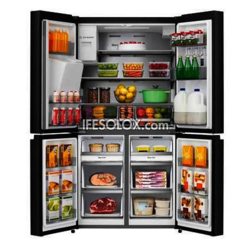 Hisense REF 68WCB 522L Side by Side Inverter Refrigerator with LED display, Ice Maker + 1 Year Warranty - Brand New
