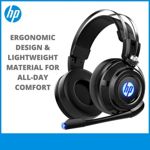 HP H200 Gaming Headset with LED Mic & Comfort