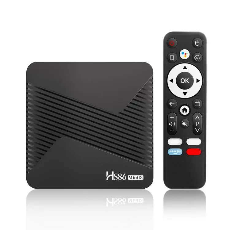 HS86 MINI 13 Android 14 Wifi 6 BT 5.4 4K TV Box, Plug