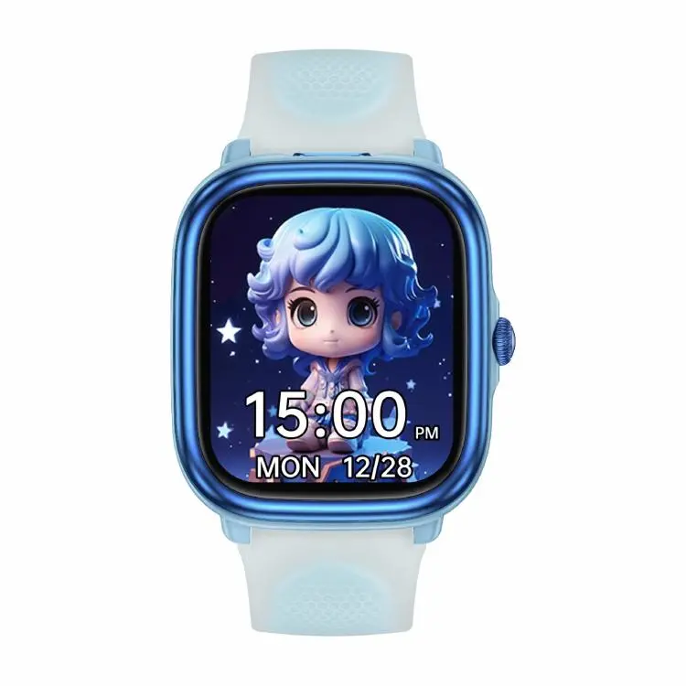 HT40 1.83 inch Children Smart Learning Watch Supports Study Card / Heart Rate / Pressure / Sleep Monitoring(Blue)