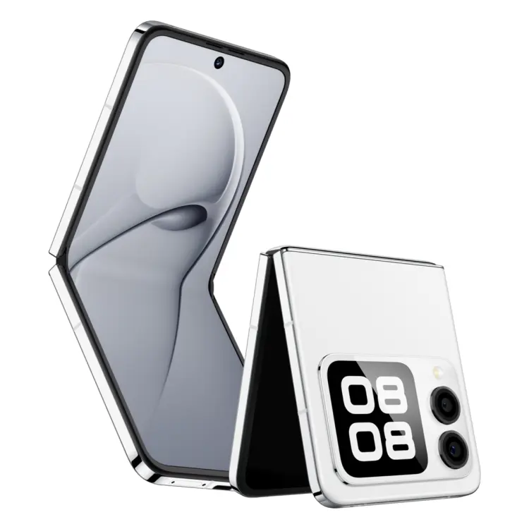 Huawei nova Flip, 12GB+512GB, Side Fingerprint Identification, 6.94 inch + 2.14 inch HarmonyOS 4.2 Octa Core, NFC, OTG, Not Support Google Play (White)