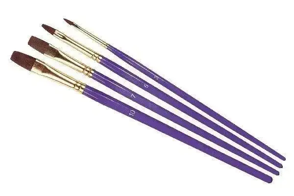 HUMBROL AG4305 BRUSH PACK - SIZE (3/5/7/10) FLAT