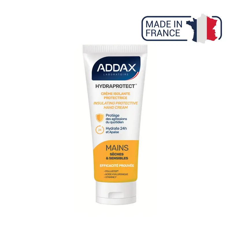 HYDRAPROTECT® - Crème mains isolante protectrice - 100 ml - Laboratoire Addax