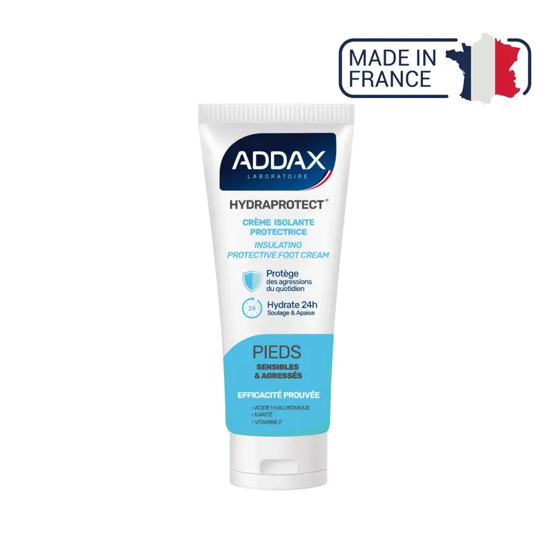 HYDRAPROTECT® - Crème pieds isolante protectrice - 100 ml - Laboratoire Addax