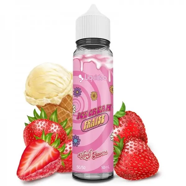 Ice Cream Fraise 50 ML - Wpuff Flavors/Liquideo