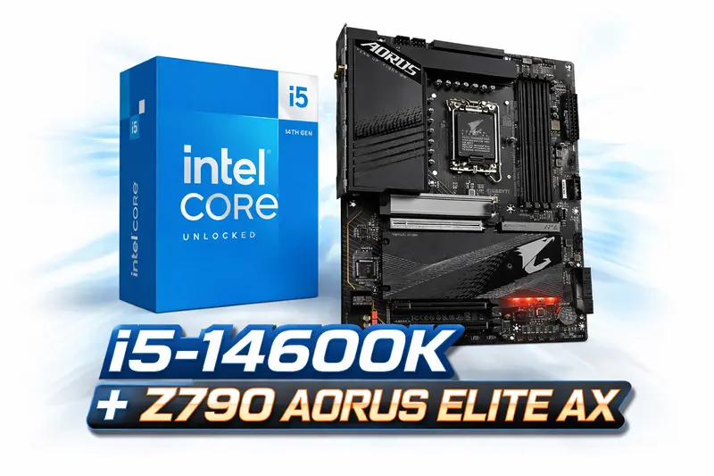 Intel i5-14600K Gaming Bundle (Z790 AORUS Elite AX DDR5 WiFi)