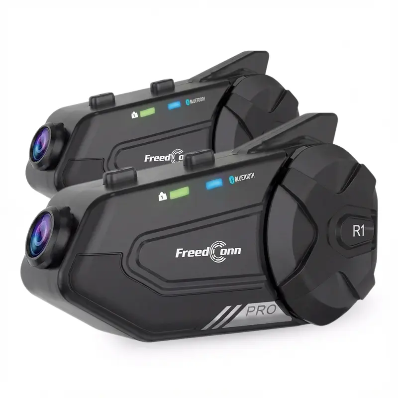 Intercom Moto FreedConn R1 Pro [DUO] – Caméra 2K