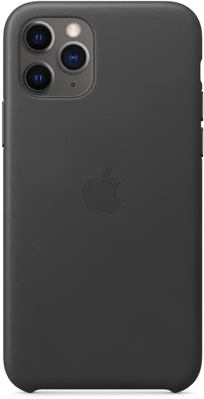 iPhone 11 Pro leather phone case | color black