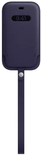 iPhone 12 mini leather sleeve deep violet (purple)