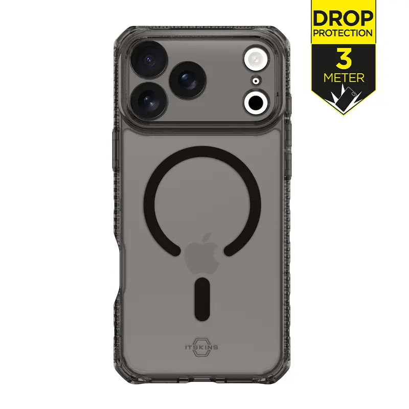 ITSKINS Level 2 HybridMagFrost_R MagSafe Case for iPhone 17 Pro – Black