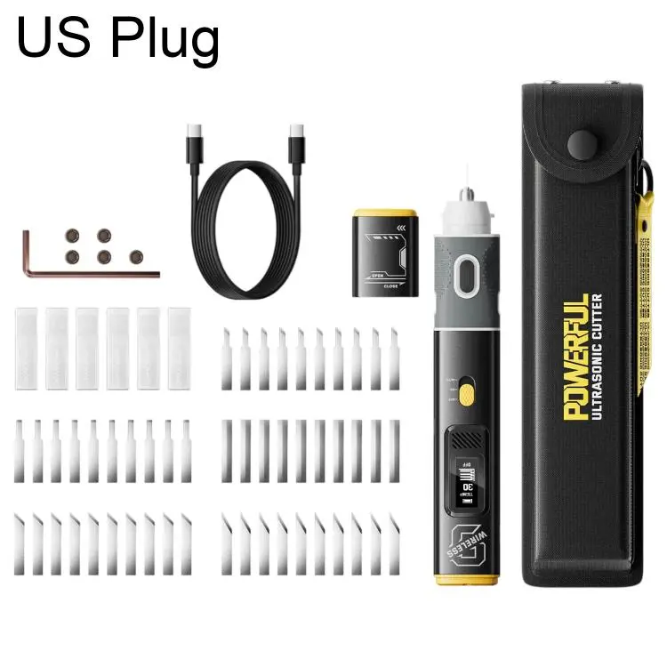 JAKEMY JM-Y09 40khz Cordless Powerful Precision Handheld Ultrasonic Cutter & Polisher, Plug