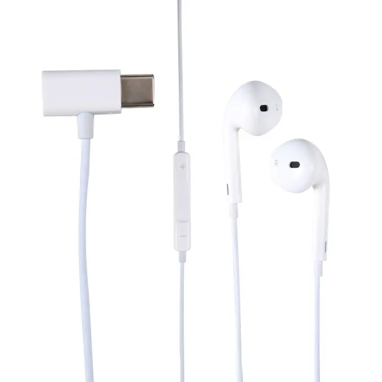 JBC-193 USB-C / Type-C Wired Control Earphone with USB-C / Type-C Interface Adapter, Support Charging / Calling