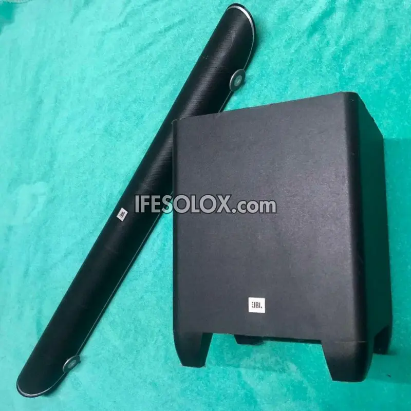 JBL SB250 Cinema 2.1Ch 200W Bluetooth Sound Bar with Wireless Subwoofer, by HARMAN - Foreign Used