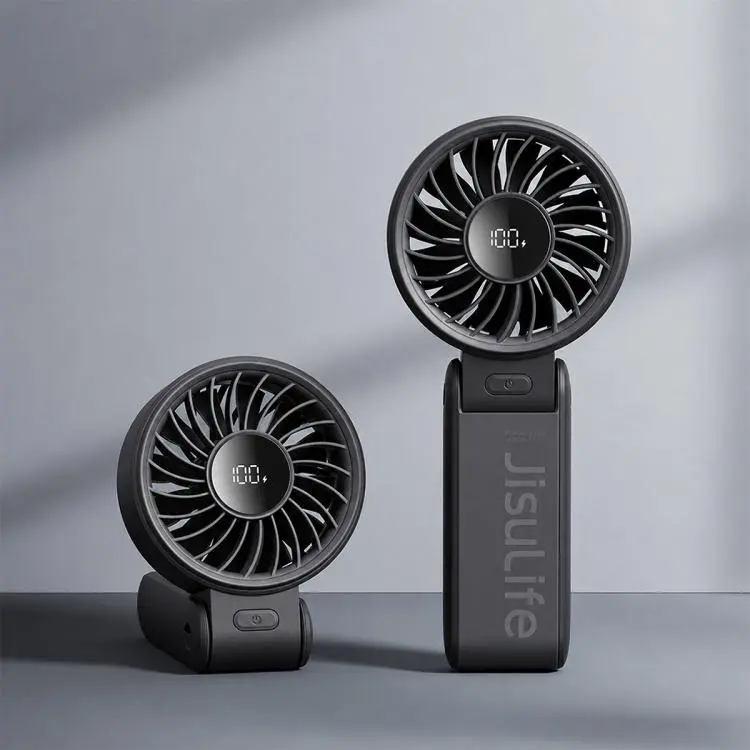 JisuLife Life7 Portable Foldable High-speed Handheld Fan, Battery Capacity