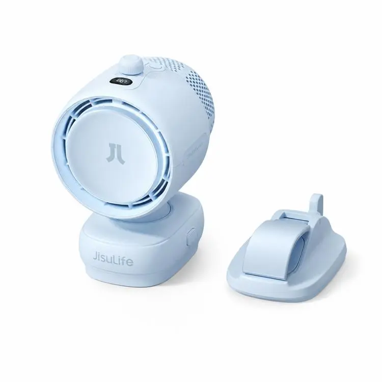 JisuLife Portable Oscillating Outdoor Fan for Strollers, Model