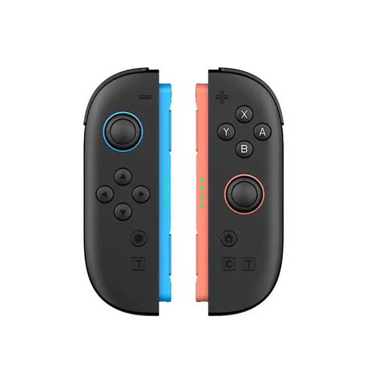 JOY-06 Magnetic Wireless Controllers For Switch 2 With Carbon Film Joysticks, 9-Axis Gyro, One-Key Wake-Up(Blue Orange)