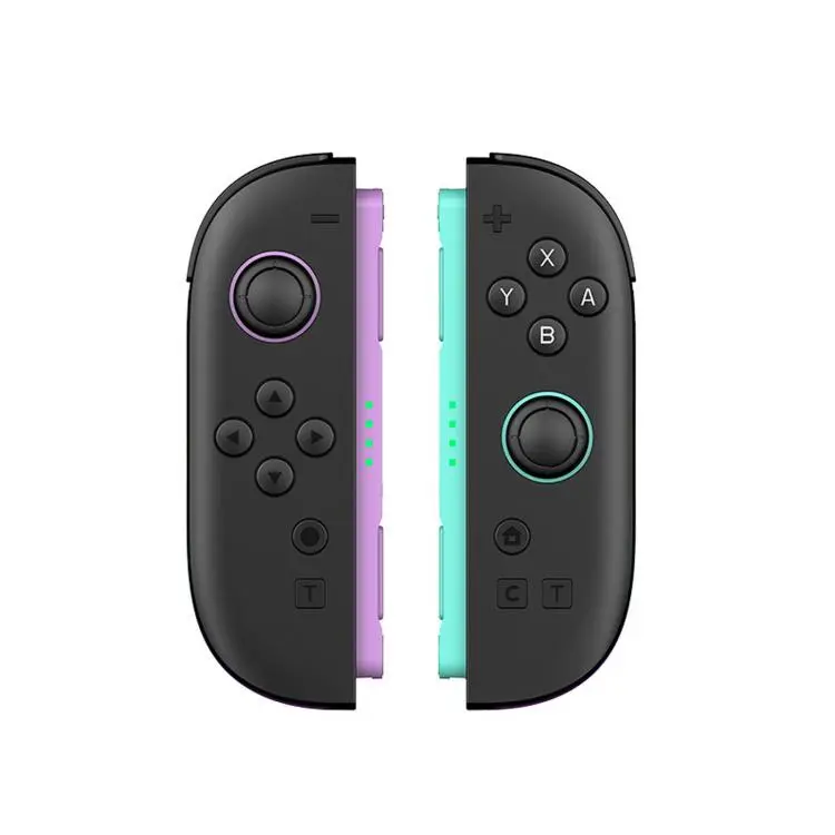 JOY-06 Magnetic Wireless Controllers For Switch 2 With Carbon Film Joysticks, 9-Axis Gyro, One-Key Wake-Up(Purple Green)