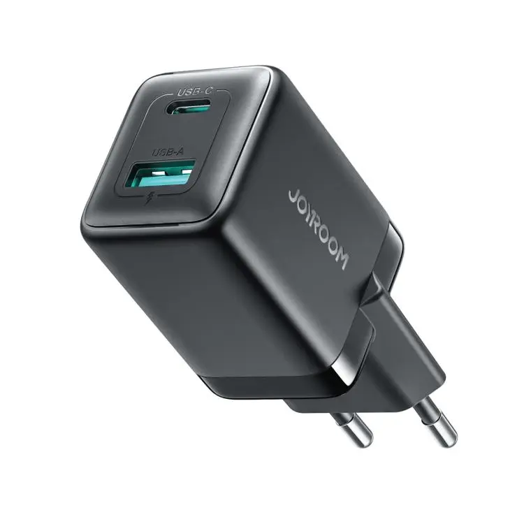 JOYROOM JR-TG8 45W USB and Type-C Dual Interface GaN Fast Charger, Plug