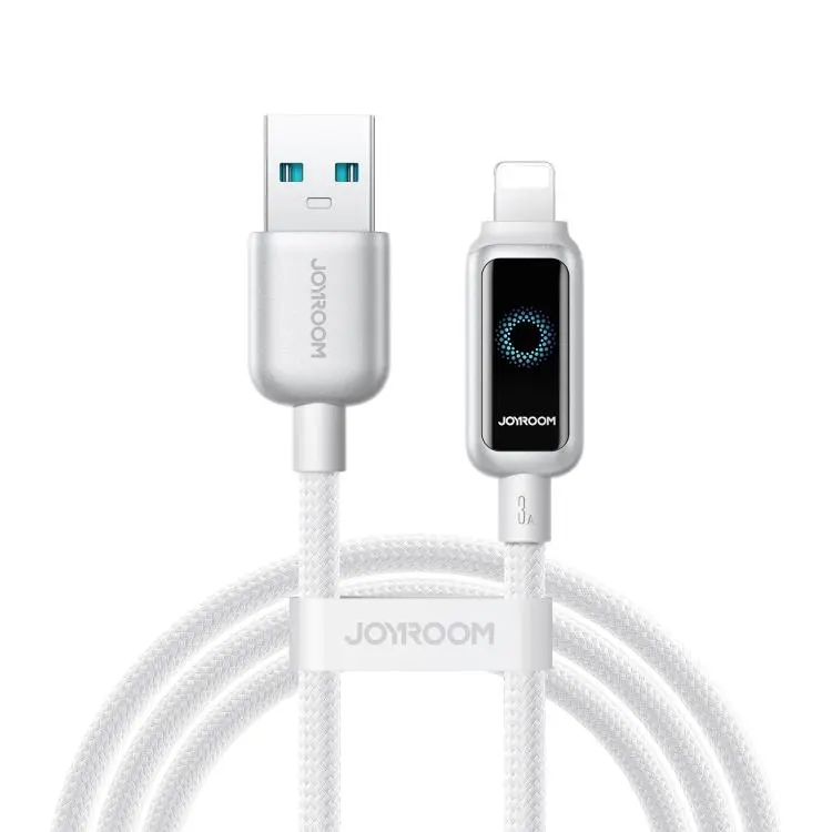 JOYROOM S-A55 StarFlight Series 3A USB to 8 Pin Auto Power-Off Fast Charging Data Cable, Length