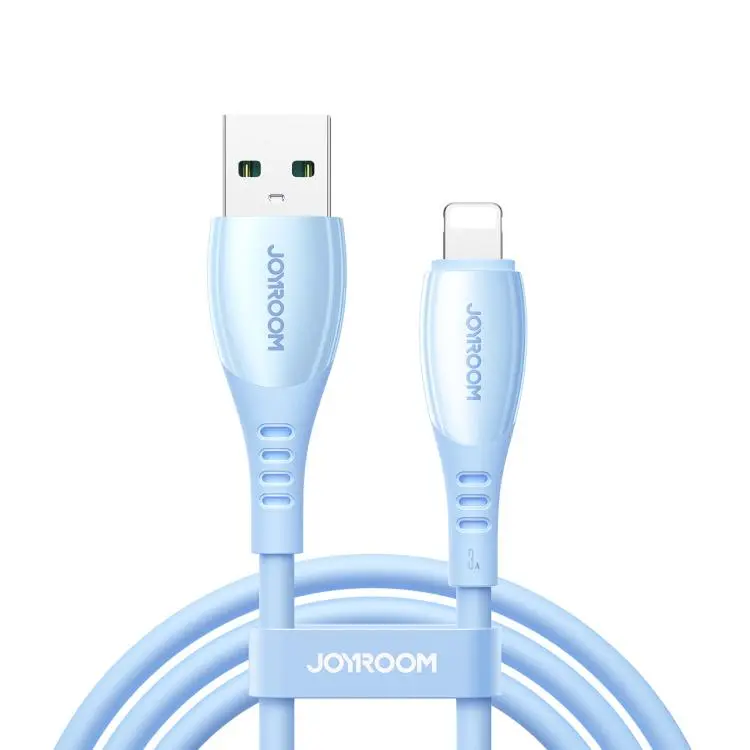 JOYROOM S-A59 Vibrant Series 3A USB to 8 Pin Fast Charging Data Cable, Length