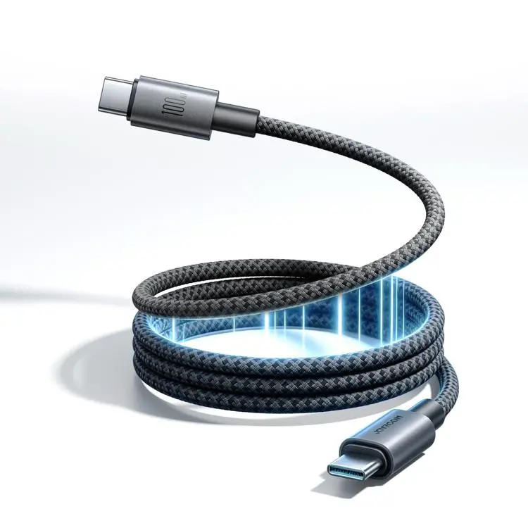 JOYROOM S-A65 MagEase Series 1.2M Magnetic Self-Winding Charging Data Cable, Port