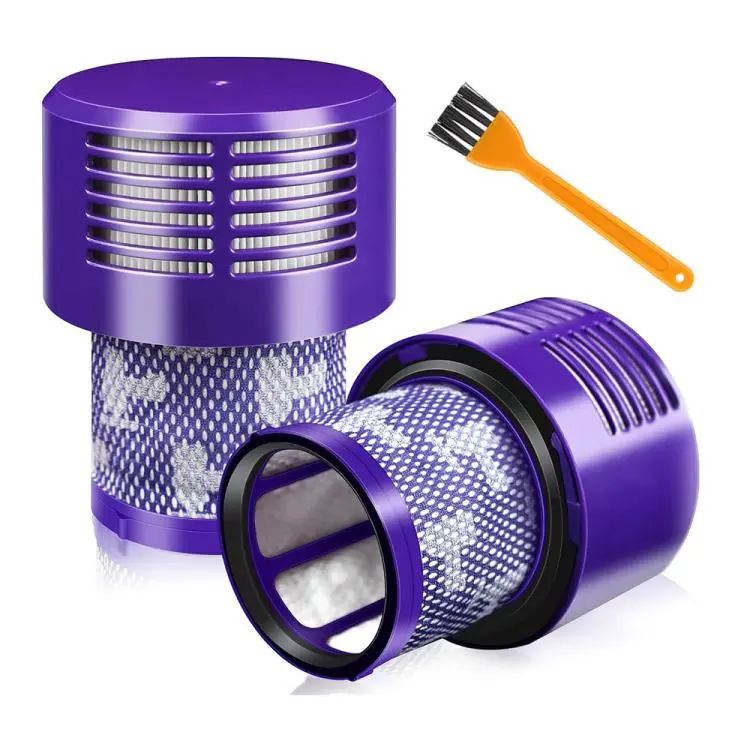 JUNSUNMAY Vacuum Filter Replacement with Clean Brush for Dyson V10, Quantity