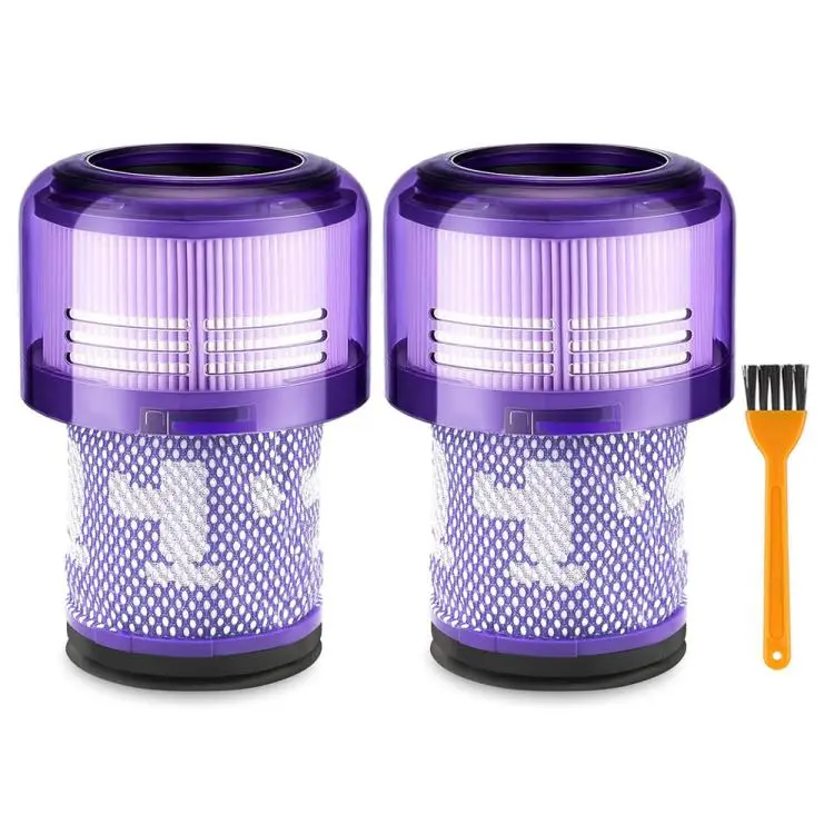 JUNSUNMAY Vacuum Filter Replacement with Clean Brush for Dyson V12 Origin / V12 Detect Slim / Slim+, Quantity