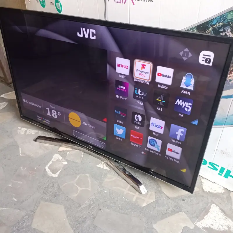 JVC 43 Inch Built-in WiFi Smart 4K Ultra HD LED TV + Built-in WiFi - London Used