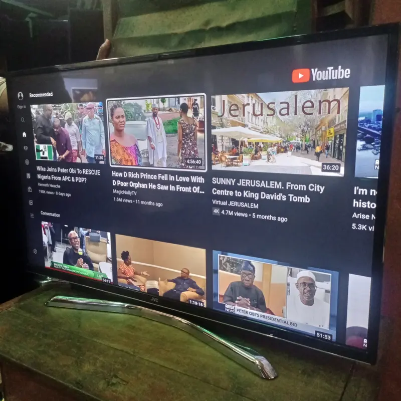 JVC 43 Inch LT-43C870 Smart 4K Ultra HD LED TV (Built-in WiFi) - London Used