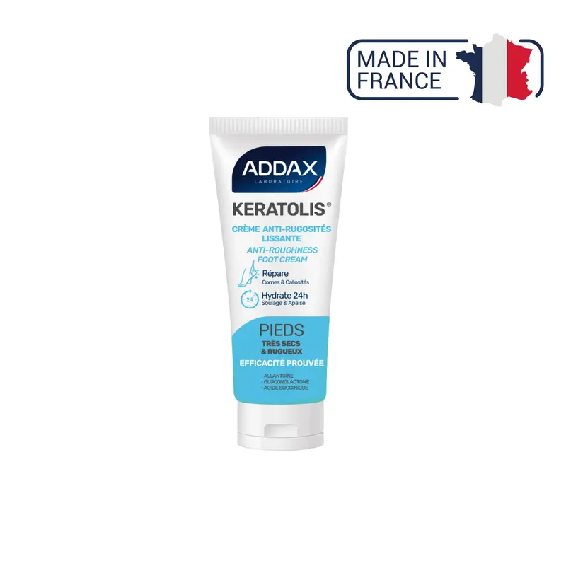 KERATOLIS® - Crème pieds anti-rugosités lissante - 50 ml - Laboratoire Addax